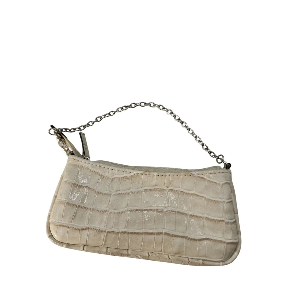 Guess Croc Print Micro Mini Handbag with chain handle - Picture 4 of 5